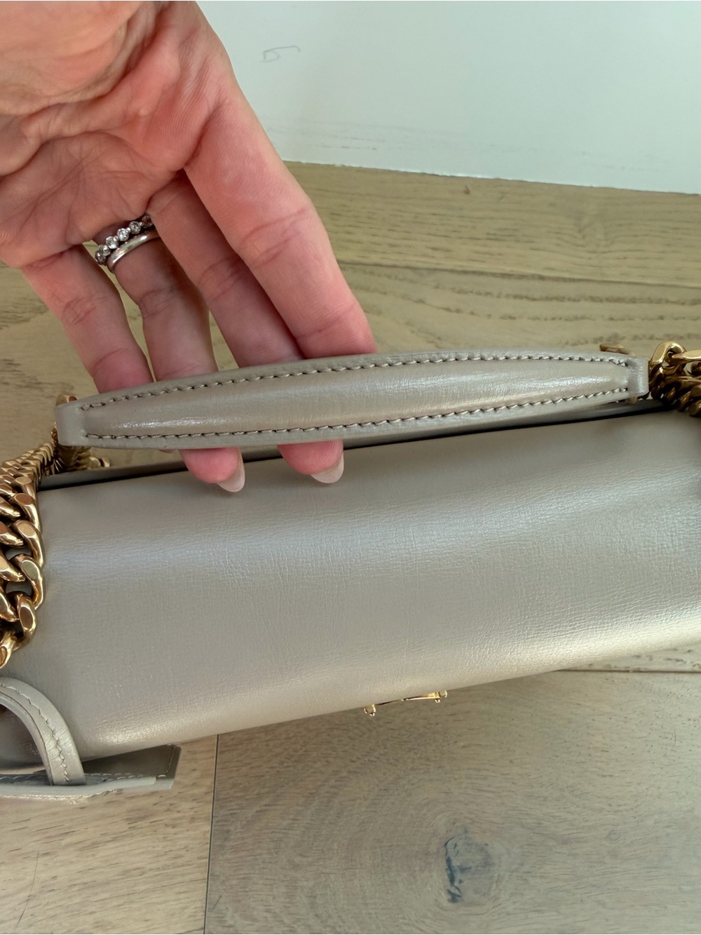 Yves Saint Laurent Beige medium sunset bag NWT - Picture 3 of 10